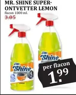 MCD Supermarkt MR. SHINE SUPER- ONTVETTER LEMON aanbieding