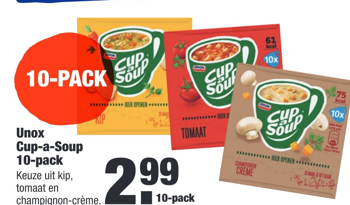 Unox CupaSoup aanbieding bij ALDI
