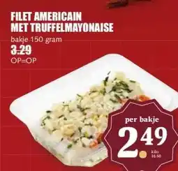 MCD Supermarkt FILET AMERICAIN MET TRUFFELMAYONAISE aanbieding