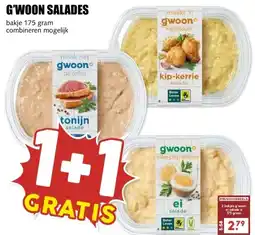 MCD Supermarkt G'WOON SALADES aanbieding