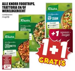 MCD Supermarkt ALLE KNORR FOODTRIPS, TRATTORIA EN/OF WERELDGERECHT aanbieding