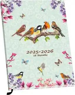 Intratuin Plenty Gifts agenda garden birds 2026 15 x 21 cm aanbieding