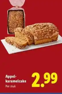 Lidl Appel- karamelcake aanbieding