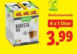Lidl Barista havermelk aanbieding