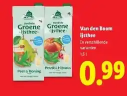 Lidl Van den Boom ijsthee aanbieding