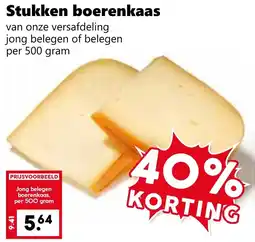 CoopCompact Stukken boerenkaas aanbieding
