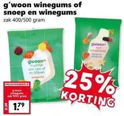 CoopCompact g'woon winegums of snoep en winegums aanbieding