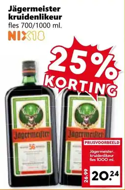 CoopCompact Jägermeister kruidenlikeur aanbieding