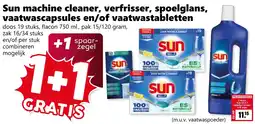 CoopCompact Sun machine cleaner, verfrisser, spoelglans, vaatwascapsules en/of vaatwastabletten aanbieding