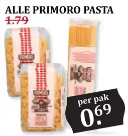CoopCompact ALLE PRIMORO PASTA aanbieding