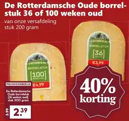 Coop De Rotterdamsche Oude borrel- stuk 36 of 100 weken oud aanbieding