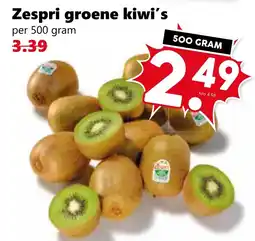 Coop Zespri groene kiwi's aanbieding