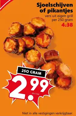 Coop Sjoelschijven of pikantjes aanbieding