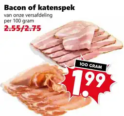 Coop Bacon of katenspek aanbieding