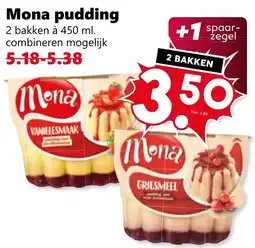 Coop Mona pudding aanbieding