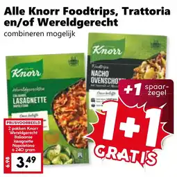 Coop Alle Knorr Foodtrips, Trattoria en/of Wereldgerecht aanbieding