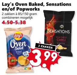 Coop Lay's Oven Baked, Sensations en/of Popworks aanbieding