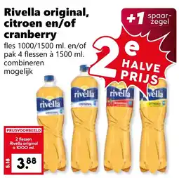Coop Rivella original, citroen en/of cranberry aanbieding