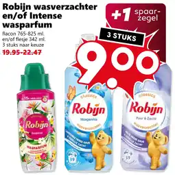 Coop Robijn wasverzachter en/of Intense wasparfum aanbieding