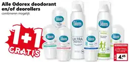 Coop Alle Odorex deodorant en/of deorollers aanbieding