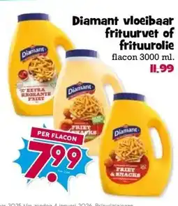 Boon`s Markt Diamant vloeibaar frituurvet of frituurolie aanbieding