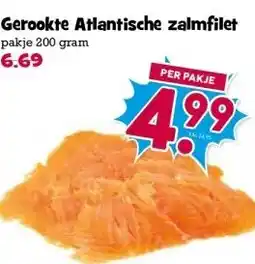 Boon`s Markt Gerookte Atlantische zalmfilet aanbieding