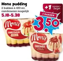 Boon`s Markt Mona pudding aanbieding