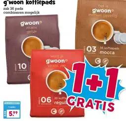 Boon`s Markt g'woon koffiepads aanbieding