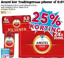 Boon`s Markt Amstel bier Traditiegetrouw pilsener of 0.0% aanbieding
