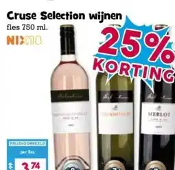 Boon`s Markt Cruse Selection wijnen aanbieding