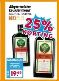 Boon`s Markt Jägermeister kruidenlikeur aanbieding