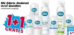 Boon`s Markt Alle Odorex deodorant en/of deorollers aanbieding