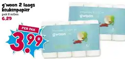 Boon`s Markt g'woon 2 laags keukenpapier aanbieding