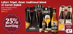 Boon`s Markt LeFort Tripel, Omer traditional blond of Cornet Oaked aanbieding