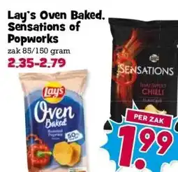 Boon`s Markt Lay's Oven Baked. Sensations of Popworks aanbieding