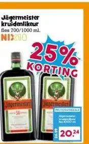 Boon`s Markt Jägermeister kruidenlikeur aanbieding