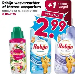Boon`s Markt Robijn wasverzachter of Intense wasparfum aanbieding