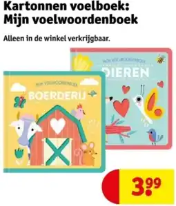 Kruidvat Kartonnen voelboek: Mijn voelwoordenboek aanbieding