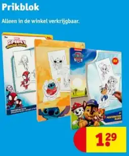 Kruidvat Prikblok aanbieding
