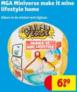 Kruidvat MGA Miniverse make it mine lifestyle home aanbieding