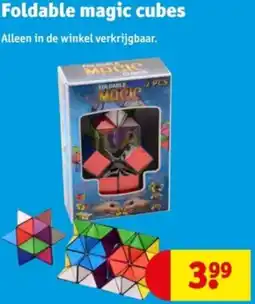 Kruidvat Foldable magic cubes aanbieding