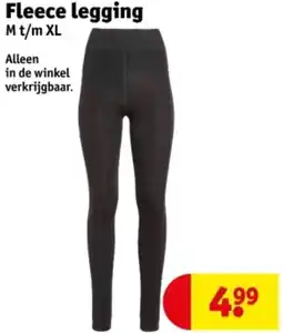 Kruidvat Fleece legging aanbieding