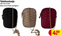 Kruidvat Telefoontasje aanbieding