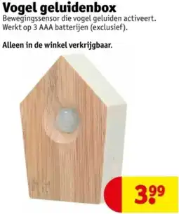 Kruidvat Vogel geluidenbox aanbieding
