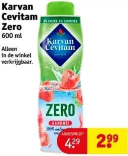 Kruidvat Karvan Cévitam Zero aanbieding