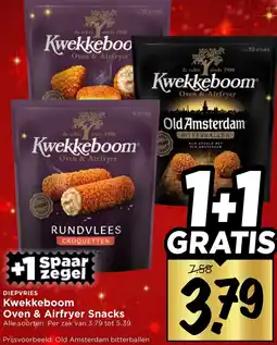 Vomar Voordeelmarkt Kwekkeboom Oven & Airfryer Snacks aanbieding