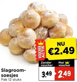 Vomar Voordeelmarkt Slagroomsoesjes aanbieding