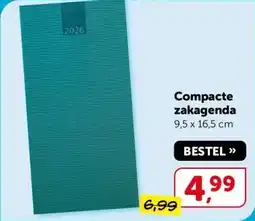 Boekenvoordeel Compacte zakagenda aanbieding