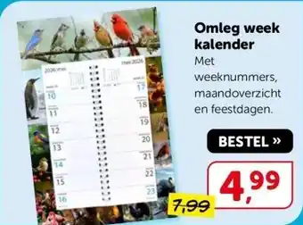 Omleg week kalender
