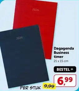 Boekenvoordeel Dagagenda Business timer aanbieding
